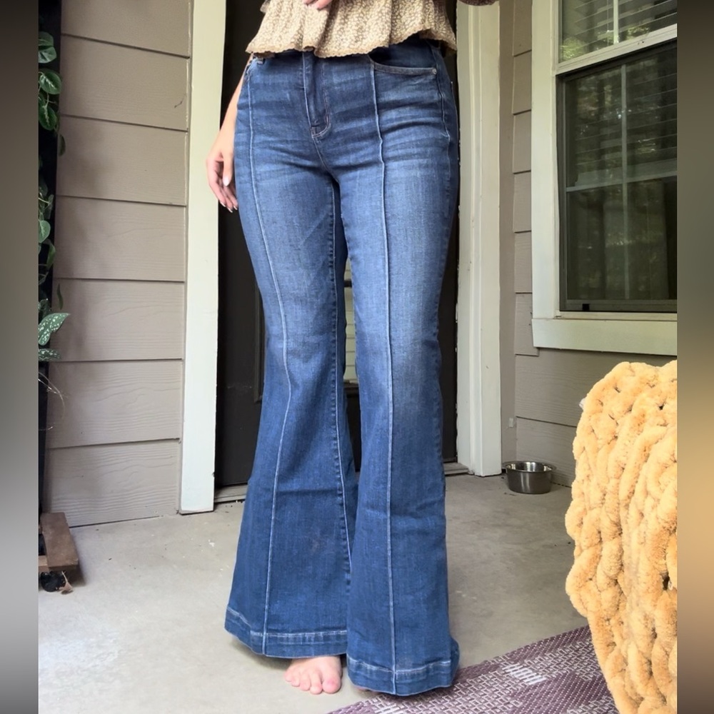 American Eagle festival flare jeans